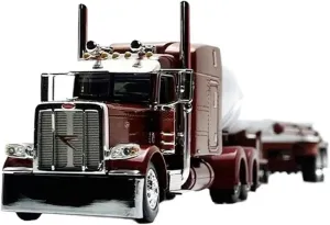 1 64 for Peterbilt 389 Mississippi Liquid Propane Tanker Truck Alloy Car Model Miniature Collection Motor Vehicles Toys