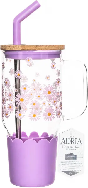 10 Strawberry Street Adria Hydration Bottle, Lilac Daisy