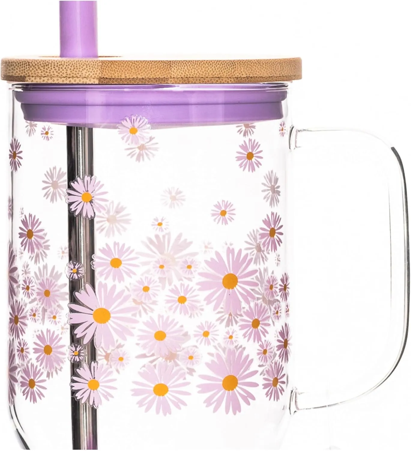 10 Strawberry Street Adria Hydration Bottle, Lilac Daisy