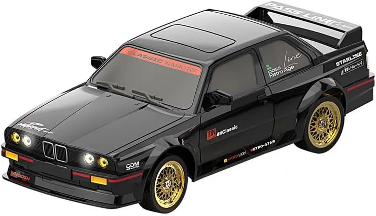 1/16 Scale RC Drift Car, 2.4G Full Proportional Control 4WD RC Racing Car with ESP Gyroscope & LED Lights, RC Racing Toy for Hobbyist