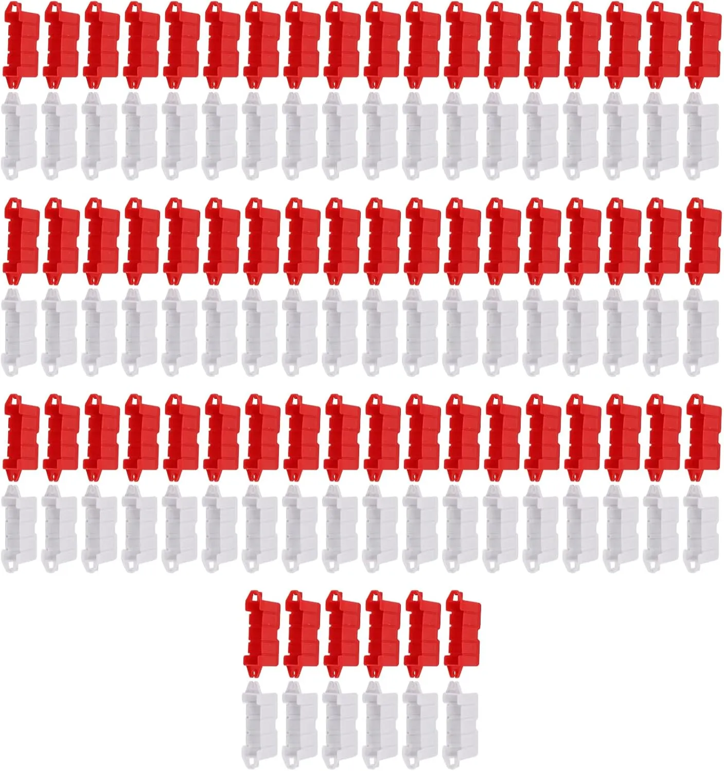 120Pcs RC Drift Race Road Barrier Plastic DIY Racing Track Road Barrier for RC Car Track Installation
