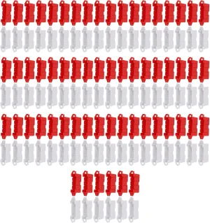 120Pcs RC Drift Race Road Barrier Plastic DIY Racing Track Road Barrier for RC Car Track Installation