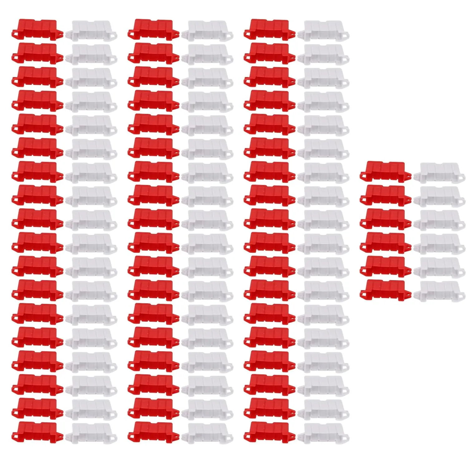 120PCS Remote Control Car Traffic Fence Universal Racing Track Road Barrier Drift Runway Drift Field Fence RC Road Barrier Model Car Parts for Mini RC Car