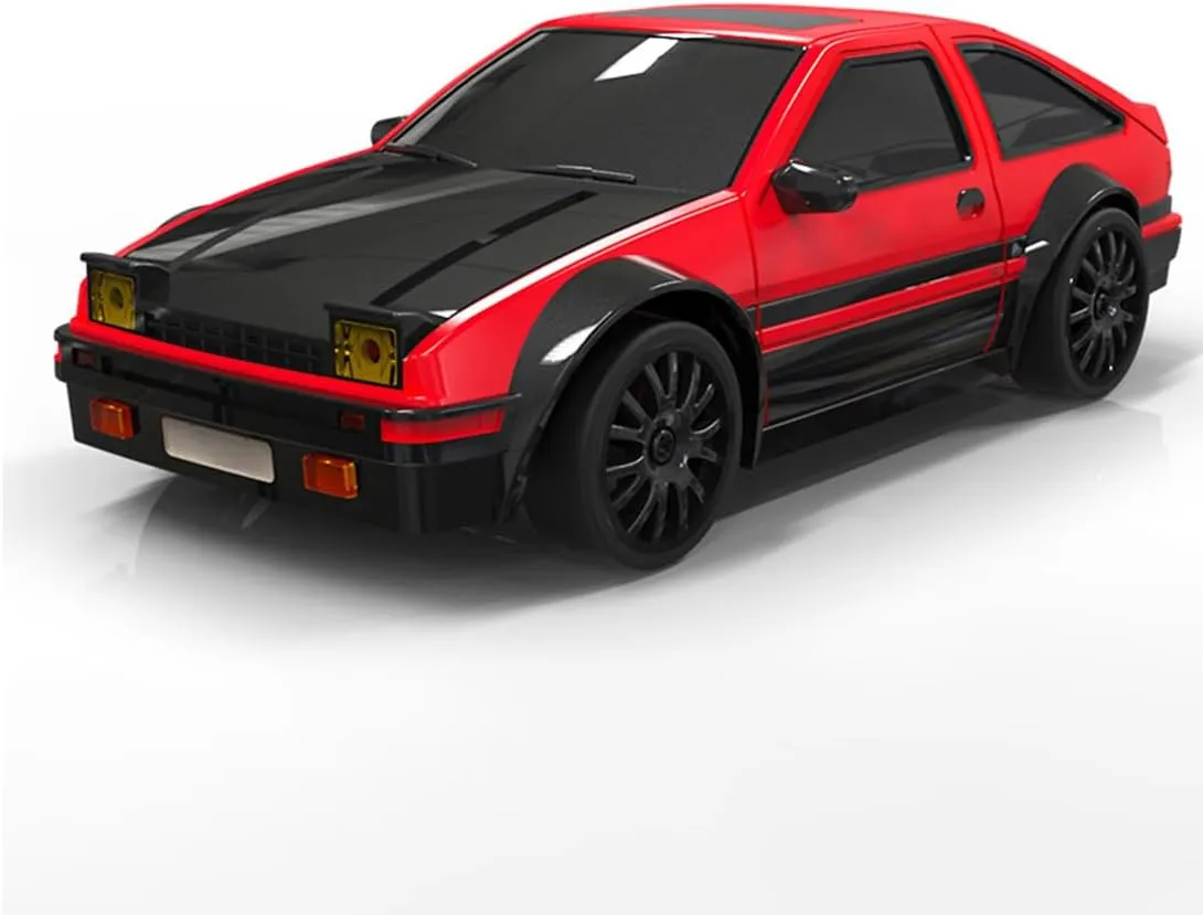 1/24 Scale RC Drift Car, 2.4G 4WD Full Proportional Control RC Sport Car with LED Light, RC Racing Toy for Hobbyist