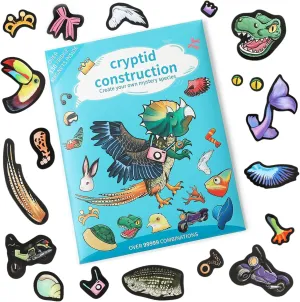 130 pcs Cryptid Construction Kit Mysterious Magnetic Animals