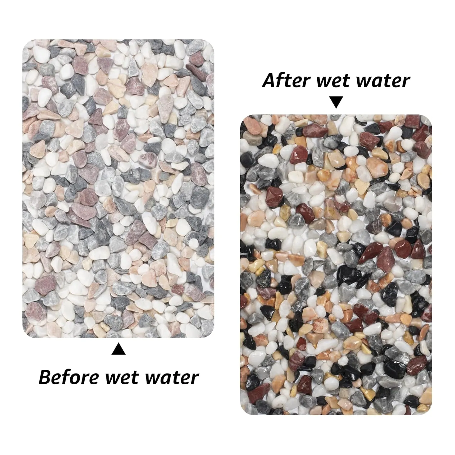 1/5 Inch Natural Decorative Stones, 10lb Bag ¨C Great for Large Garden Pathways, Outdoor Planter Beds, Water Features, and Landscaping Projects. A Versatile Choice for Enhancing Aesthetic Appeal
