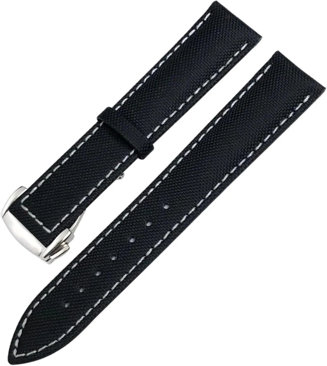 19mm 20mm 21mm 22mm High Density Nylon Watchband for Omega Planet Ocean Seamaster 300 Speedmaster Fabric Leather Canvas Watch Strap