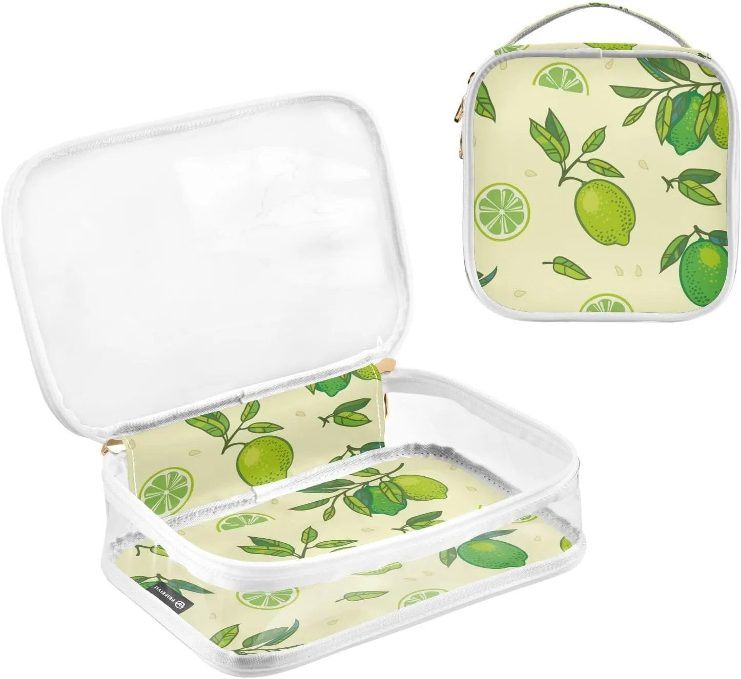 2 Pack Toiletry Bag Clear Toiletry Bags Fit Carry-on Travel Essential Clear Travel Bags for Toiletries Pears