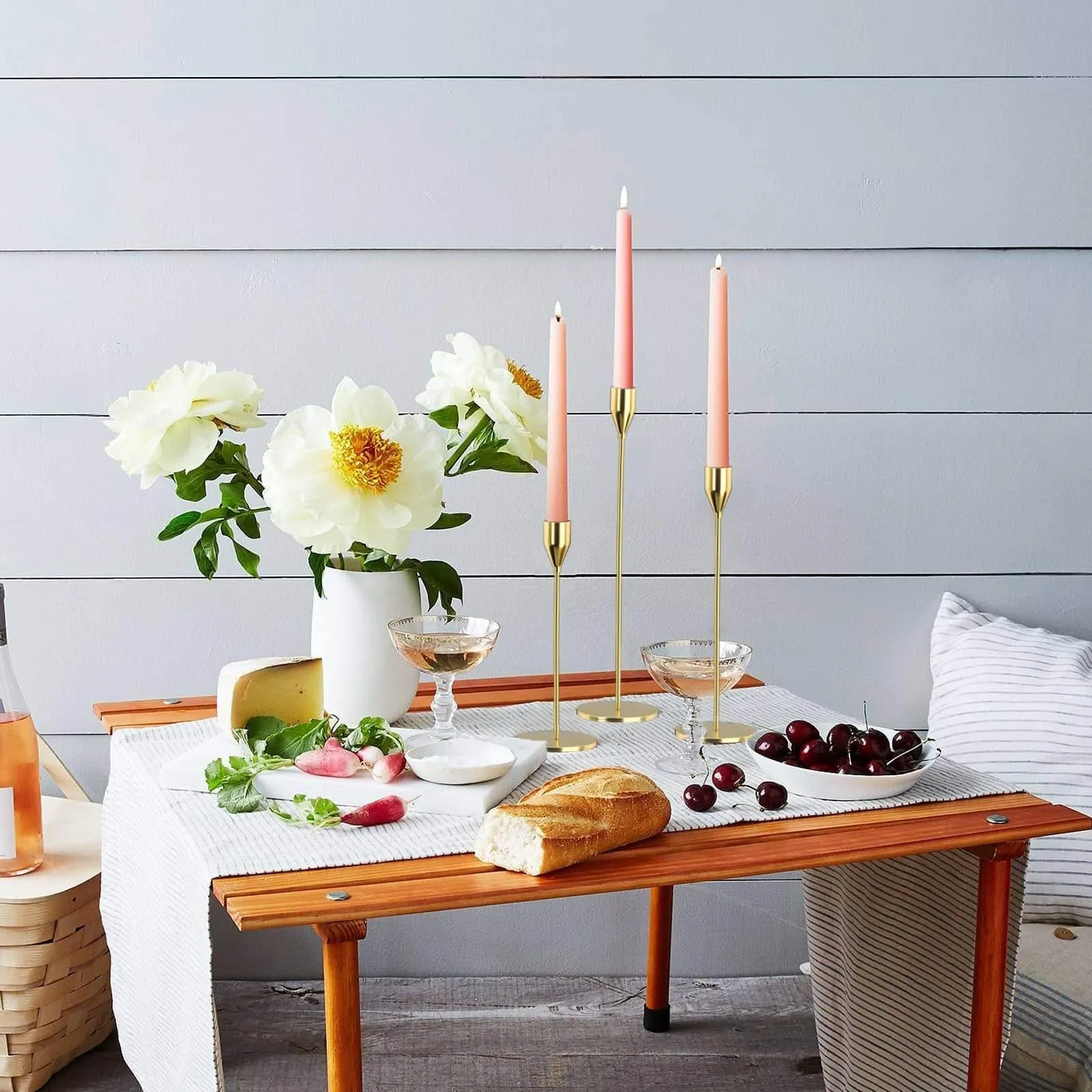 3-Piece Candle Holder Set - Decorative Accent Holders