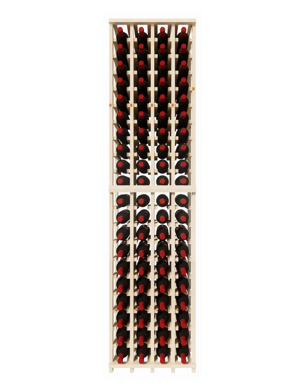 4 Column Pine Wine Rack Kit