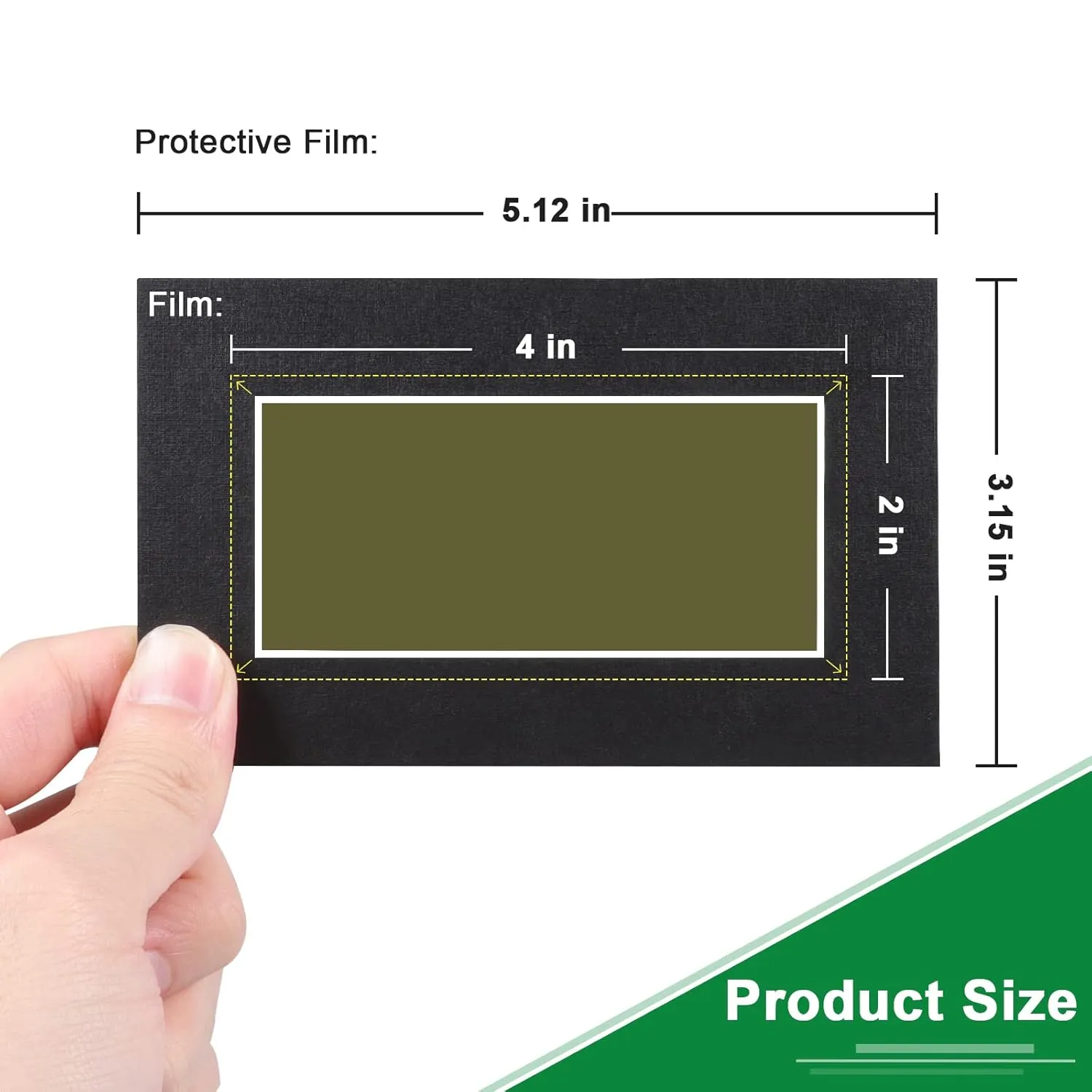 4 x 4 Inch Magnetic Field Viewing Film, Magnetic Field Viewer, Magnetic Flux Display, Magnet Pattern Detector, See Magnetic Field for Scientific Project (2 * 4 Inch)