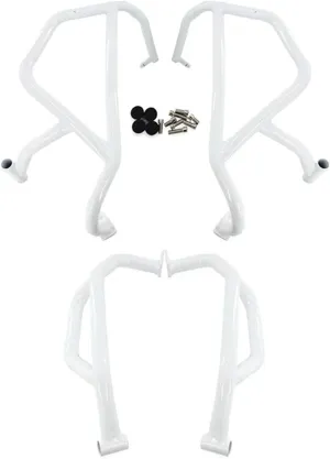 450 MT Full Set Motorcycle Engine Guard Crash Bar Fairing Bumper Fit For CFMOTO 450MT 2023 2024 2025 Frame Bar(Full Set(White))