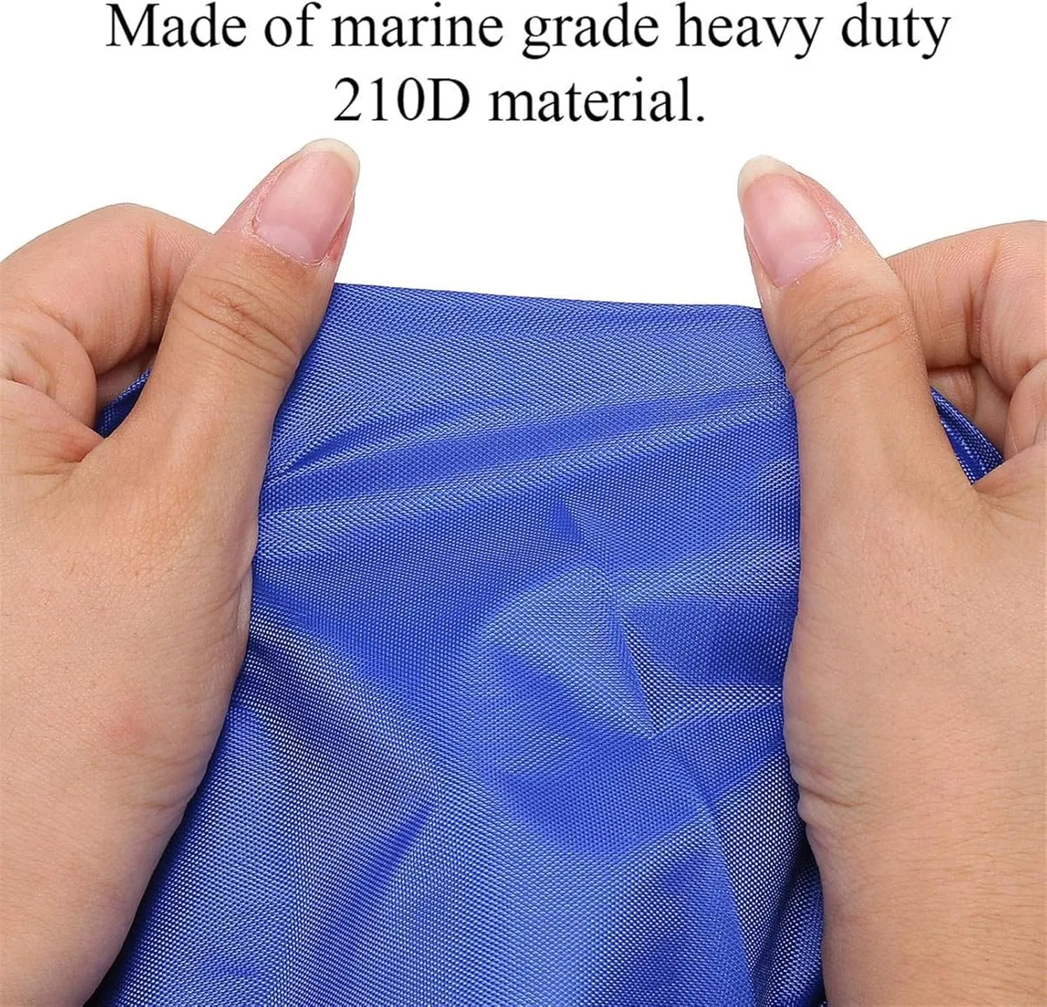 600D Waterproof Open Boat Cover Sunshade UV-Resistant Dust-Proof Cover Heavy Duty Marine Open Boat Cover 3.5m-4.5m Universal(490x240cm)