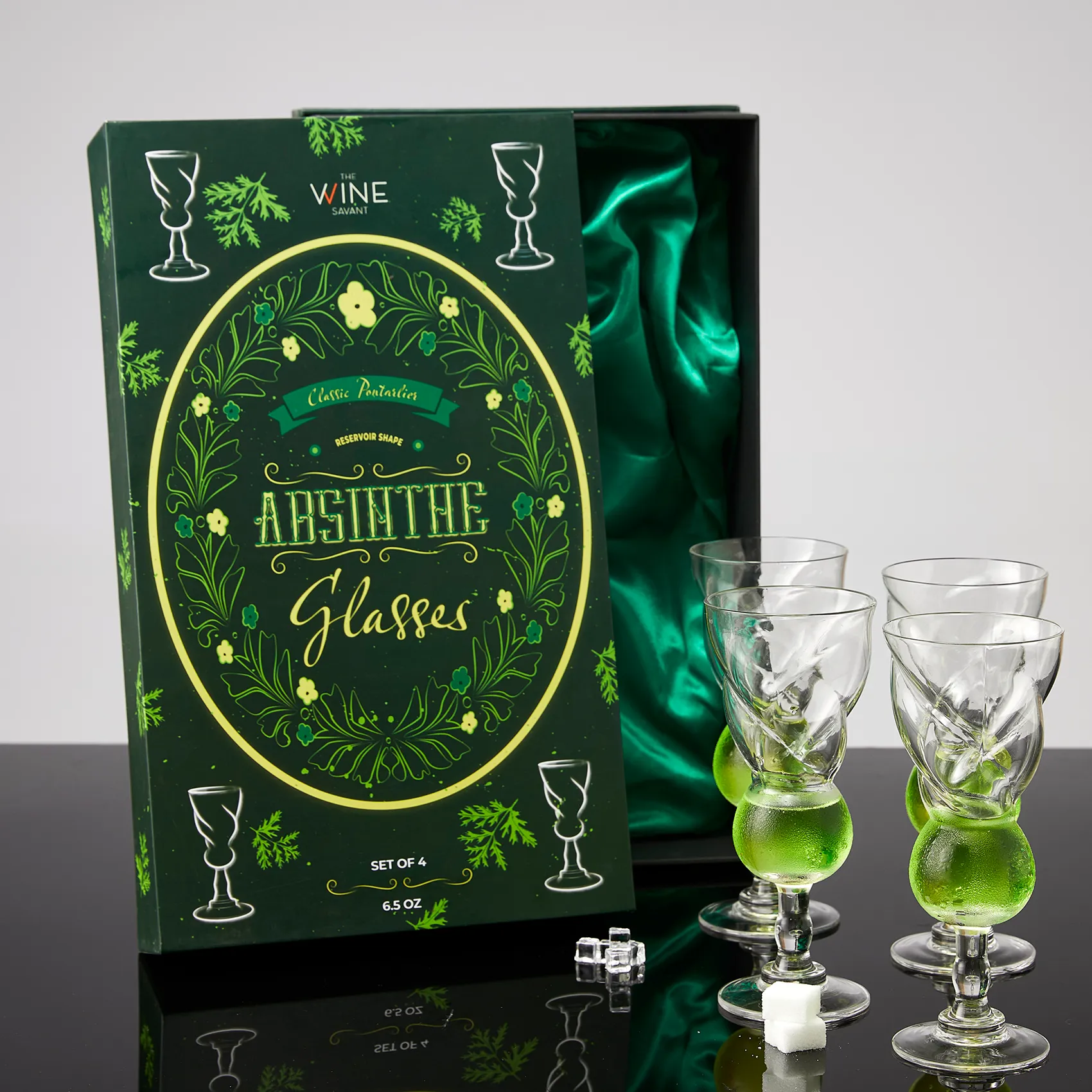 Absinthe Glasses 7.6 oz  Set of 6