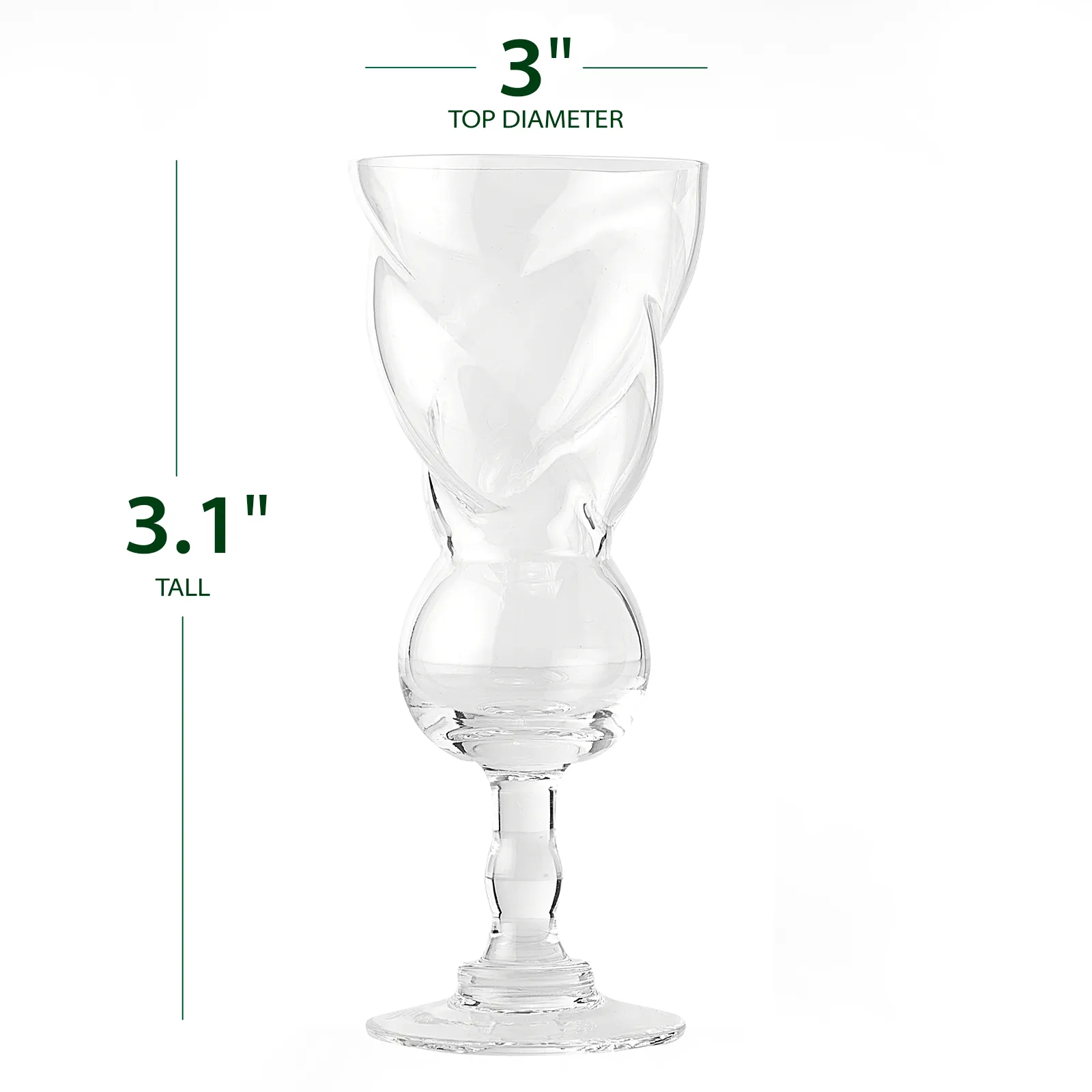 Absinthe Glasses 7.6 oz  Set of 6