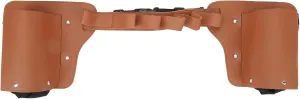 Adjustable Waist Strap PU Leather Beer Bottle Waist Bag Beer Can Holder Belt Outdoor Hiking Camping