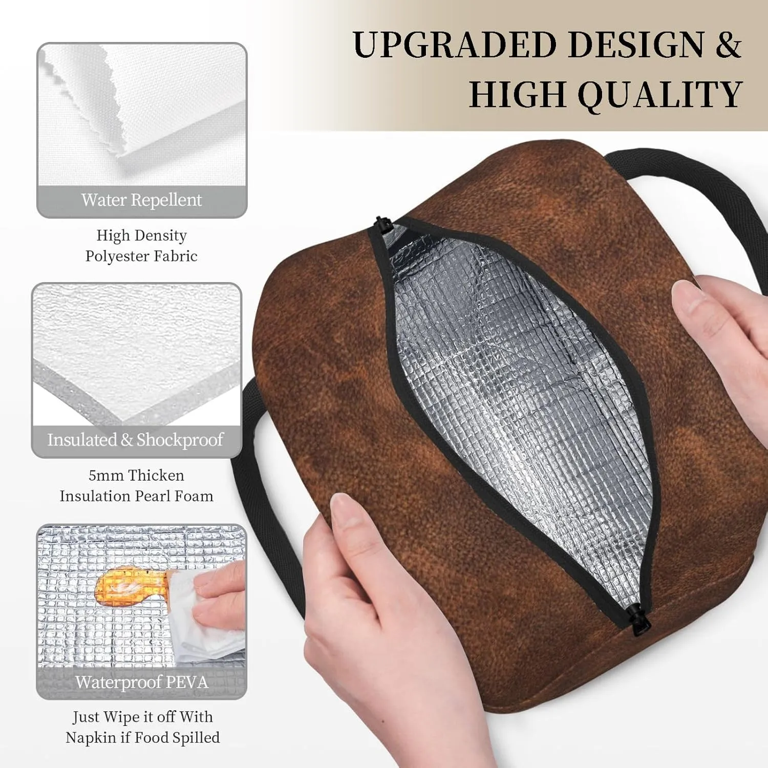 African American Women Lunch Bag Reusable American Afro Woman Lunch Bag Leakproof Insulated Lunch Box Cooler Tote Bag Food Container Snack Bag For Men Women Work Travel Picnic black women gifts