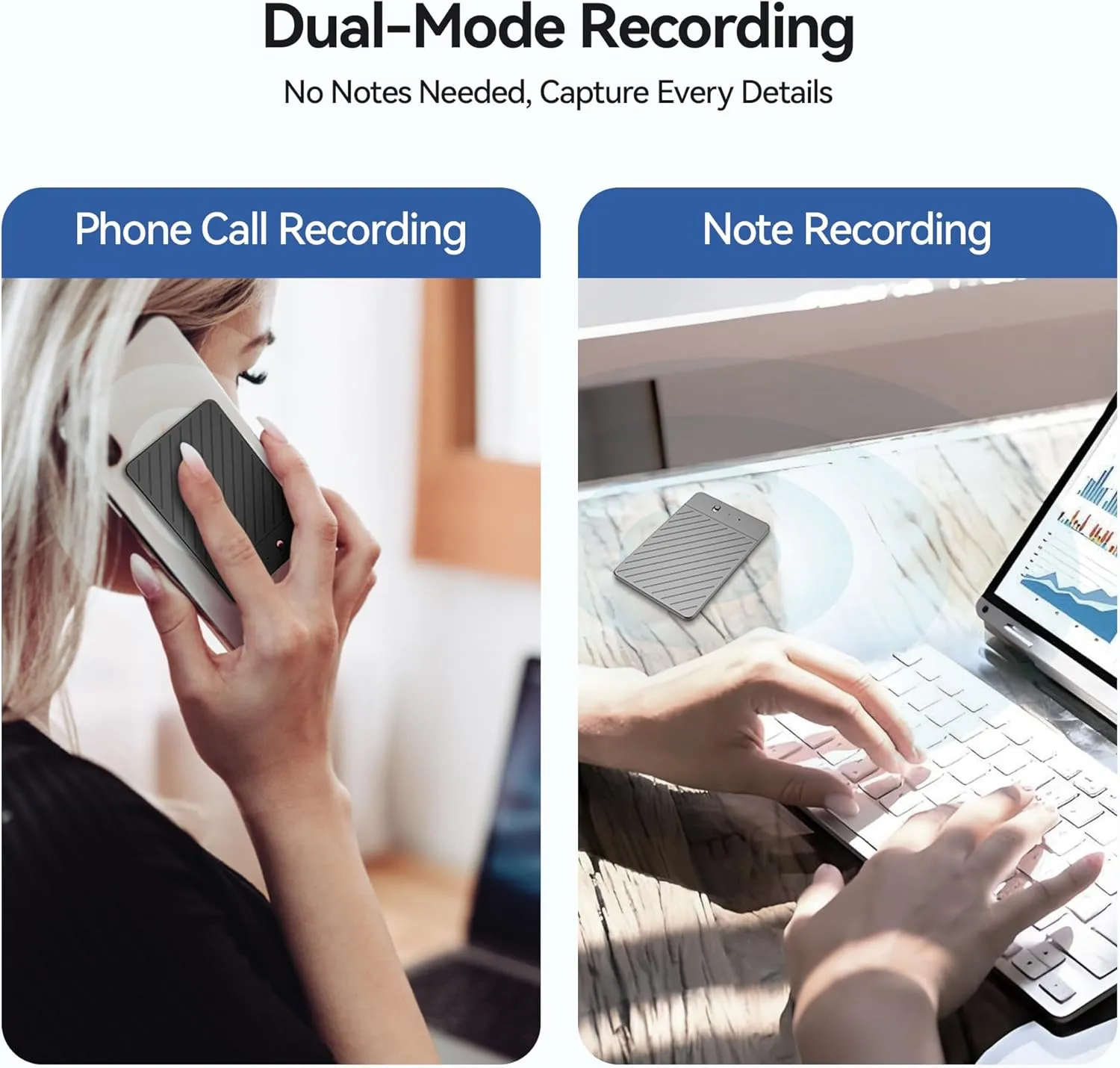 AI Voice Recorder, Free Real-Time Transcription & Translation | Chat gpt Powered Summarizer, 93 Languages, 64GB Memory, App Controlled, for Lectures, Interviews, Meetings, & Calls(Black)