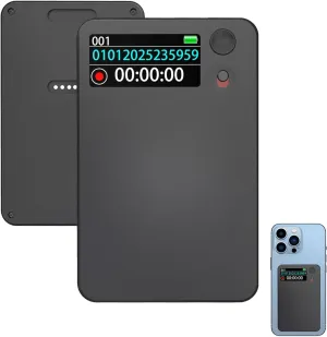 AI Voice Recorder, Transcribe & Summarize by ChatGPT, APP Control, Support 112 Languages, 30H Recording Time, 64GB Memory, Audio Recorder for Lectures, Meetings, Calls