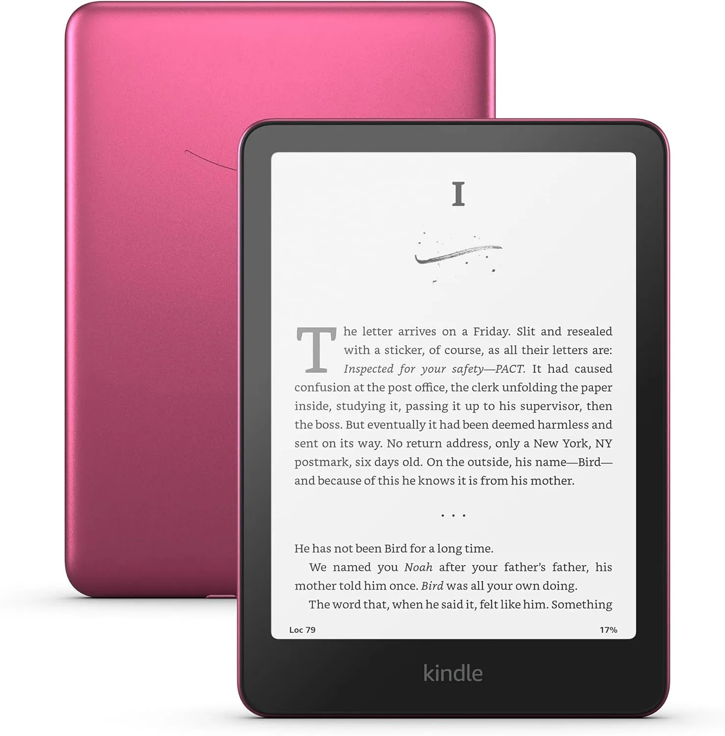 All-new Amazon Kindle Paperwhite Signature Edition (32 GB) – Our fastest Kindle with an auto-adjusting front light, wireless charging, and weeks of battery life – Metallic Raspberry   3 Months Free Kindle Unlimited (with auto-renewal)