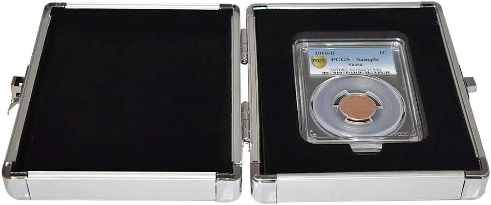 Aluminum Universal Storage Box for Single Coin Slab Holder PCGS/NGC/Premier/Little Bear Elite Etc