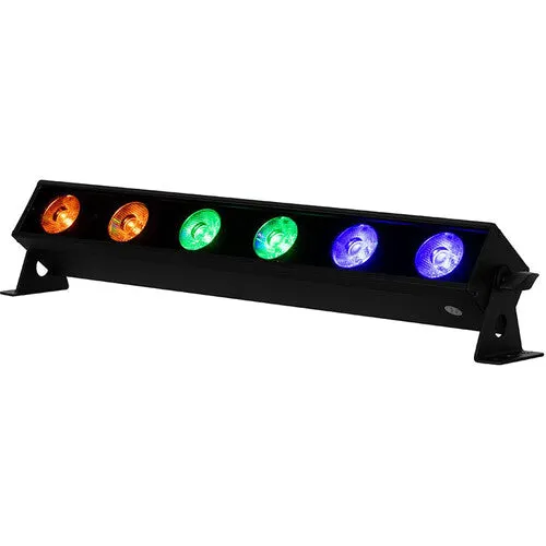 American DJ UBL6H RGBAL UV Linear Light Bar with Diffusion Filter (6 LEDs)