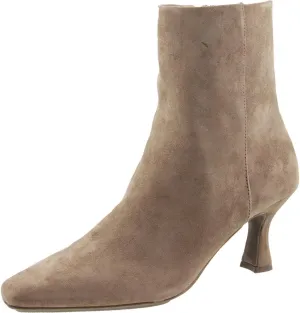 Anne Klein Womens Pablo Faux Leather Heeled Booties