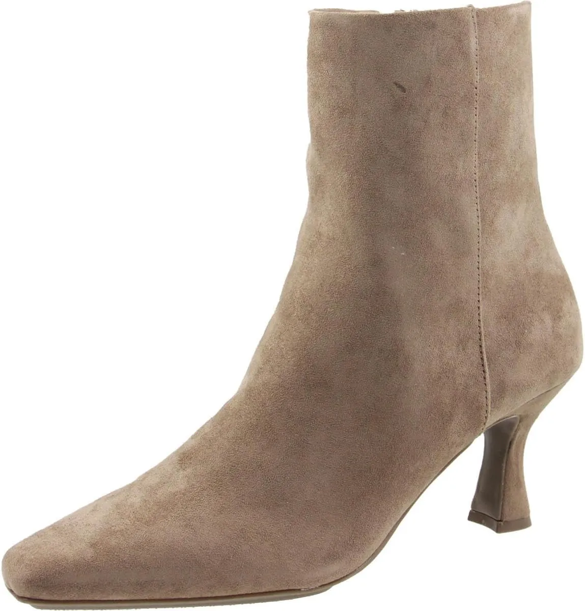 Anne Klein Womens Pablo Faux Leather Heeled Booties