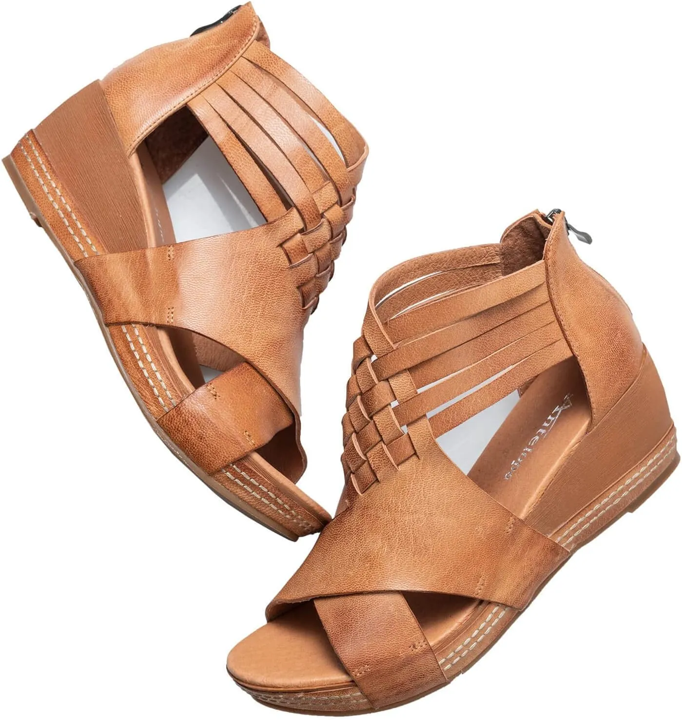 Antelope Women's Tavi Leather Wedge Sandals
