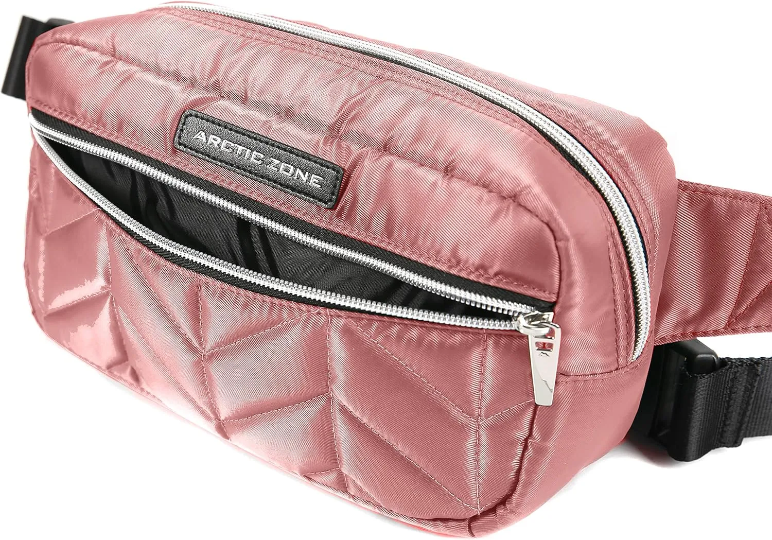 Arctic Zone Quilted Crossbody Insulated Lunch Pack - Rose Tan