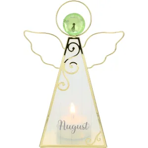 August 6.5" Monthly Angel Tea Light Holder