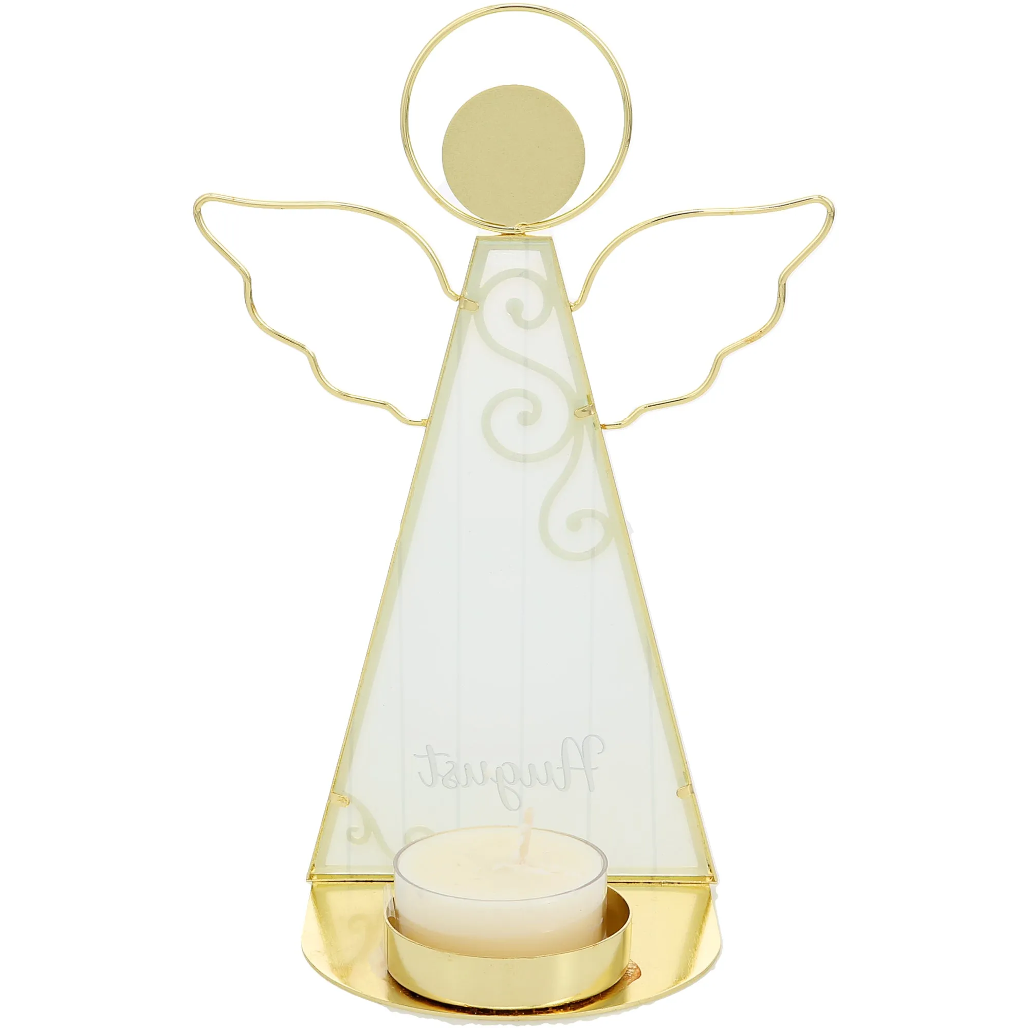 August 6.5" Monthly Angel Tea Light Holder
