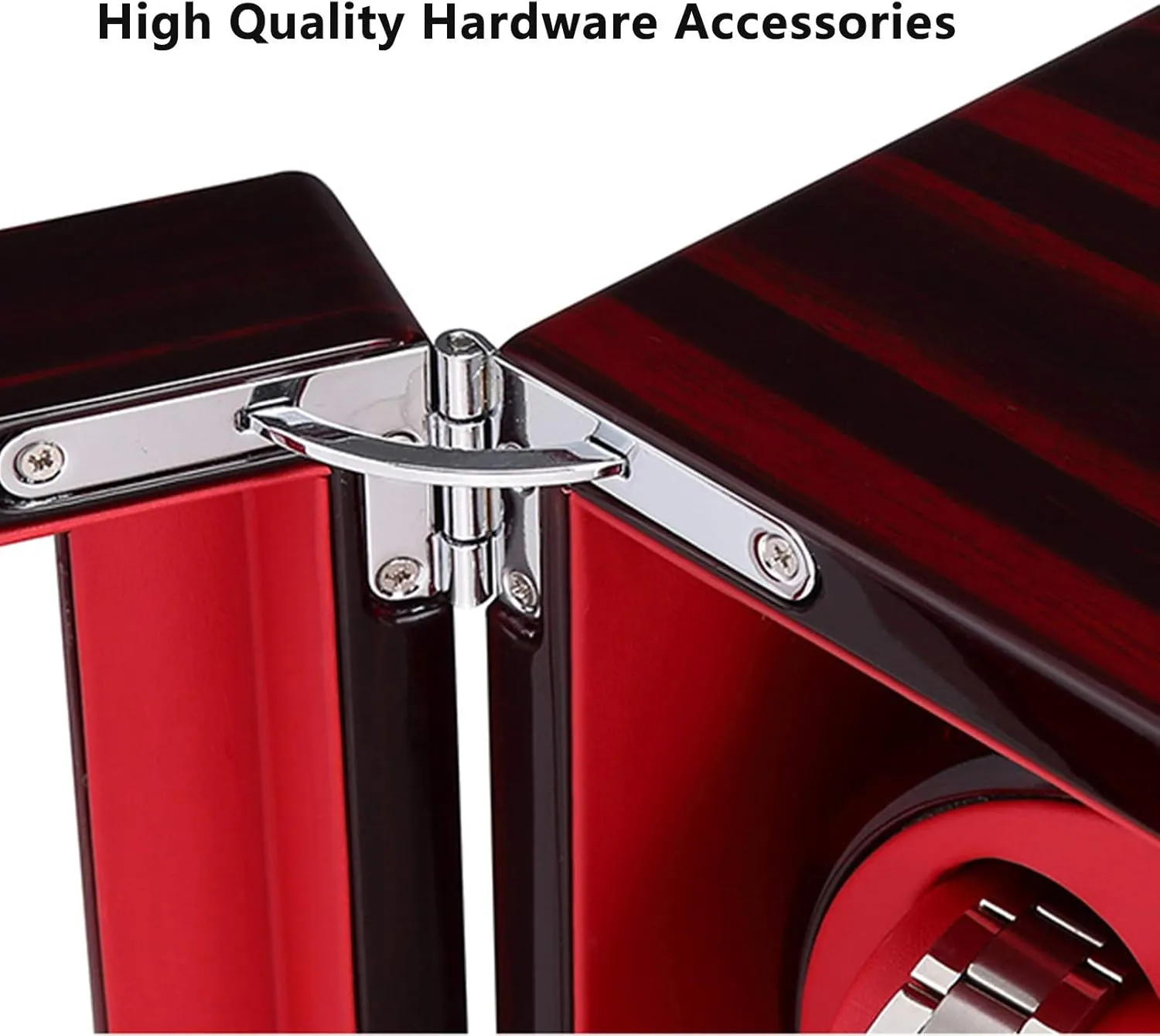 Automatic Watch Winder 8 Watch Winder Box 5 Rotation Mode Wood Shell Piano Paint Exterior Quiet Motor Watch Winder Watch Box Case Watch Storage Display Gift