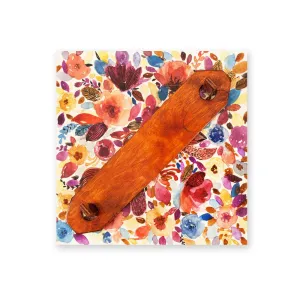 Autumn Flowers Tissue Holder