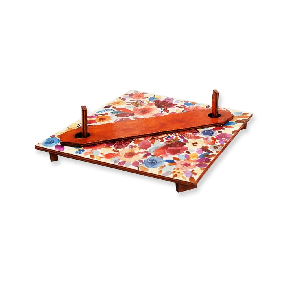 Autumn Flowers Tissue Holder