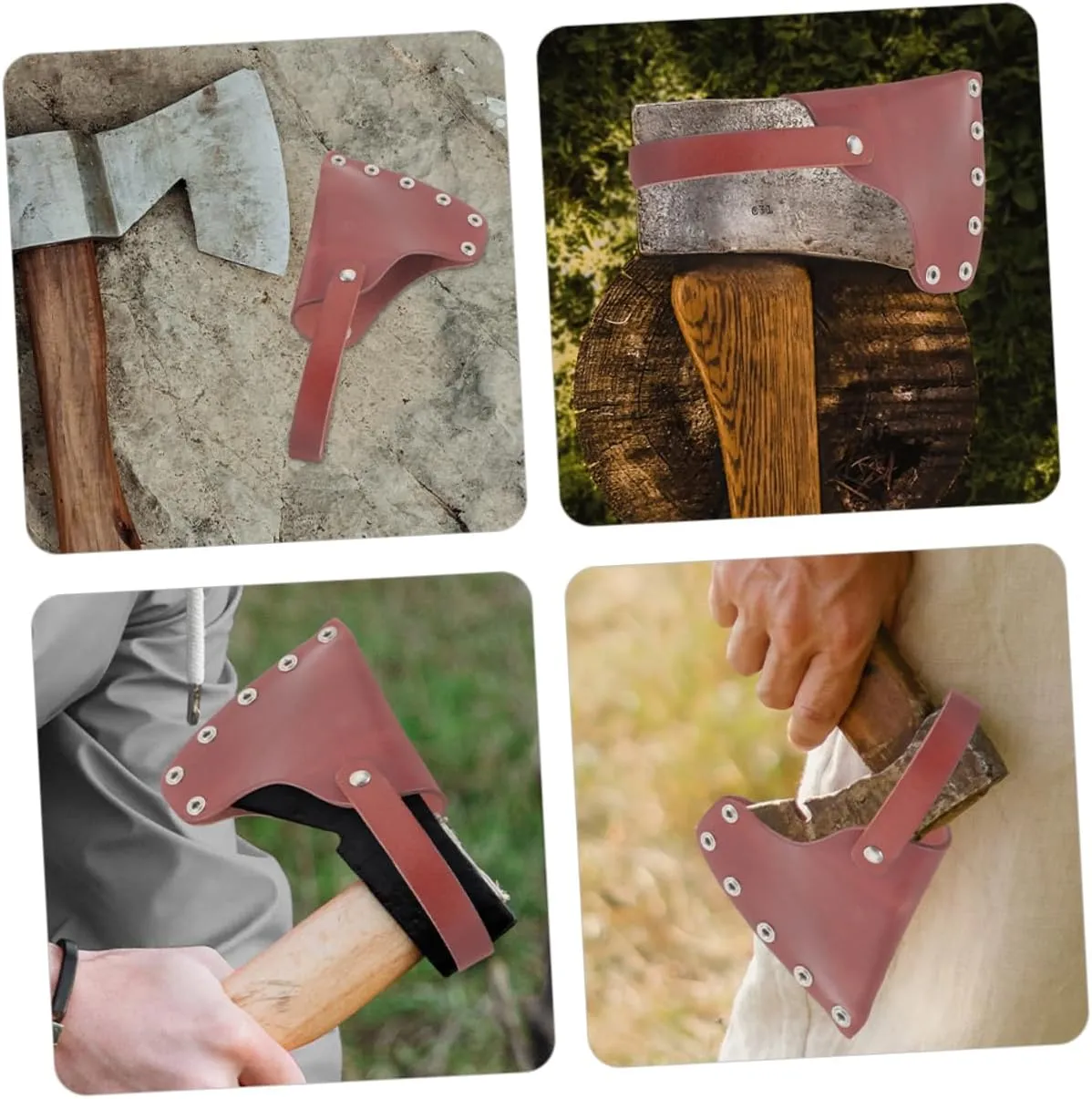 Ax Protector 3 Compartment Organizer Small Hatchet Sleeve Belt Loop Hatchet Cover Axes Camping Hatchet