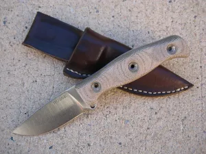 Azula Gun Holsters Busse Combat Whiskey Warden Knife Custom Molded Leather Sheath Brown