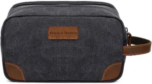 BABY HAIR BEARDS & BOURBON LUXURY TRAVEL/TOILETRY BAG Hanging Dopp Kit for Men Water Resistant Canvas Shaving Bag with Large Capacity for Travel