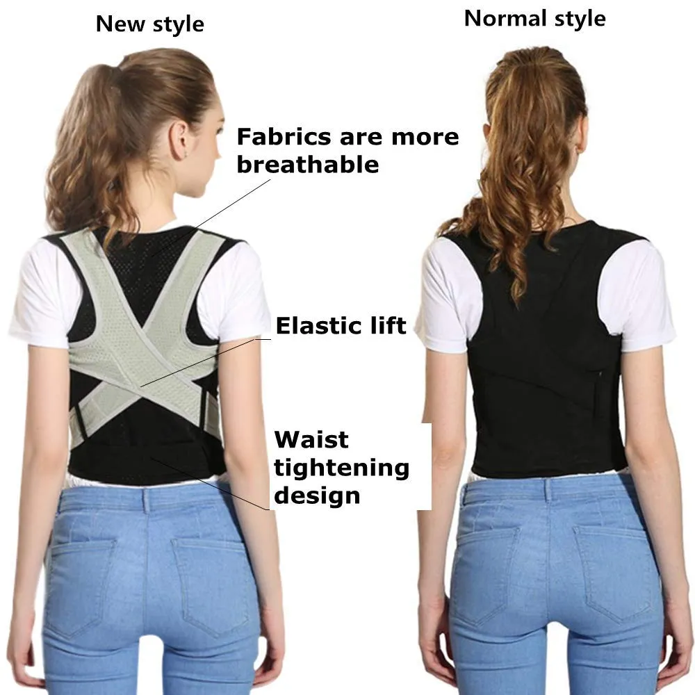 Back Corrector for Men Women Full Back Brace Spine Support Belt Adjustable Lumbar Support Straightener Humpback Correction