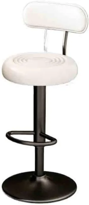 Bar Chair Lift 61-81cm Swivel Bar Stool Multifunctional High Stool Bar High Back Chair Bar Stools(White)