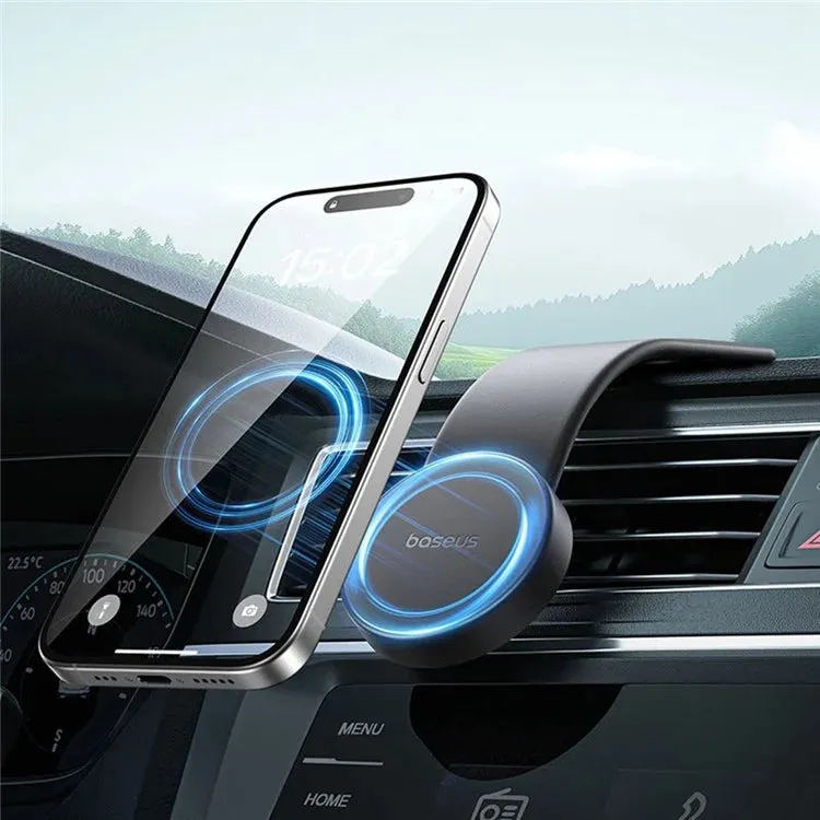 BASEUS Primetrip C02 Air Magnetic Car Mount Bendable Mobile Phone Holder Bracket, Adhesive Version