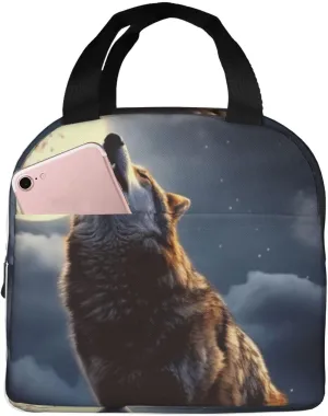 Beasts In The Forest Lunch Bag, Large Capacity Reusable Insulated Cooler Lunch Container For Work Office Picnic Or Travel