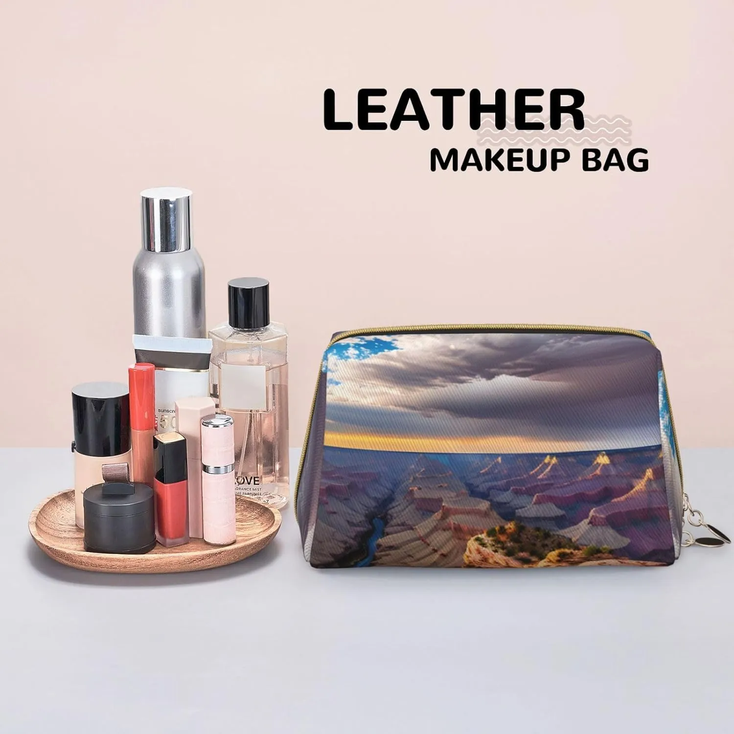 Beauty Grand Canyon 1 Toiletry Pouch, Travel-Friendly Makeup Organizer For Makeup Brushes, Lipsticks