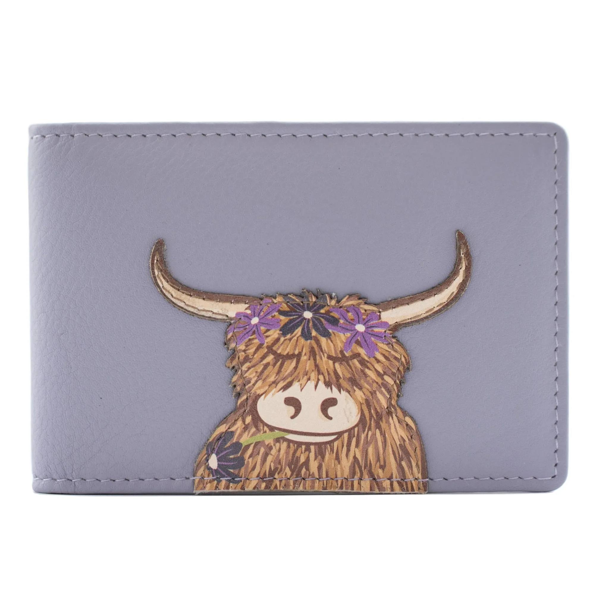 Bella With Flowers Card & ID Holder | Lilac