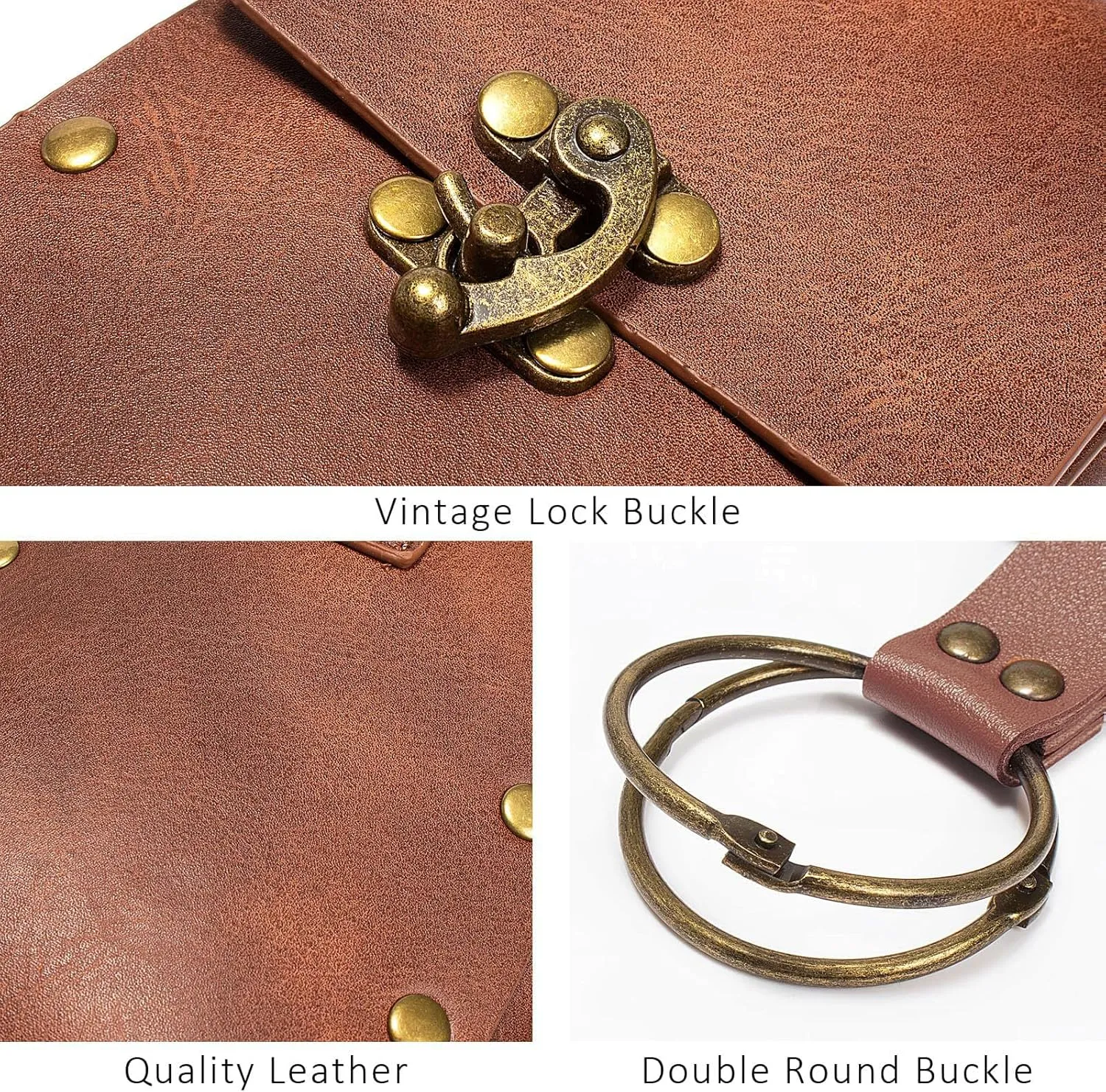 Belt Pouch Waist Bag Fanny Pack Steampunk Phone Holder Medieval Bag Leather Belt Renaissance Cosplay Costume Accessories (3Bottle-New/Brown)