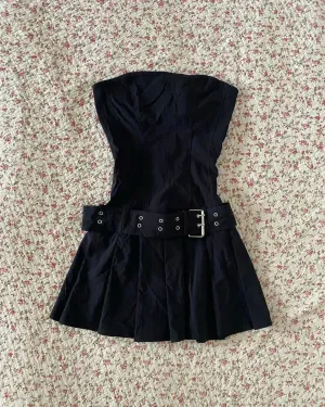 Belted Corset Mini Dress