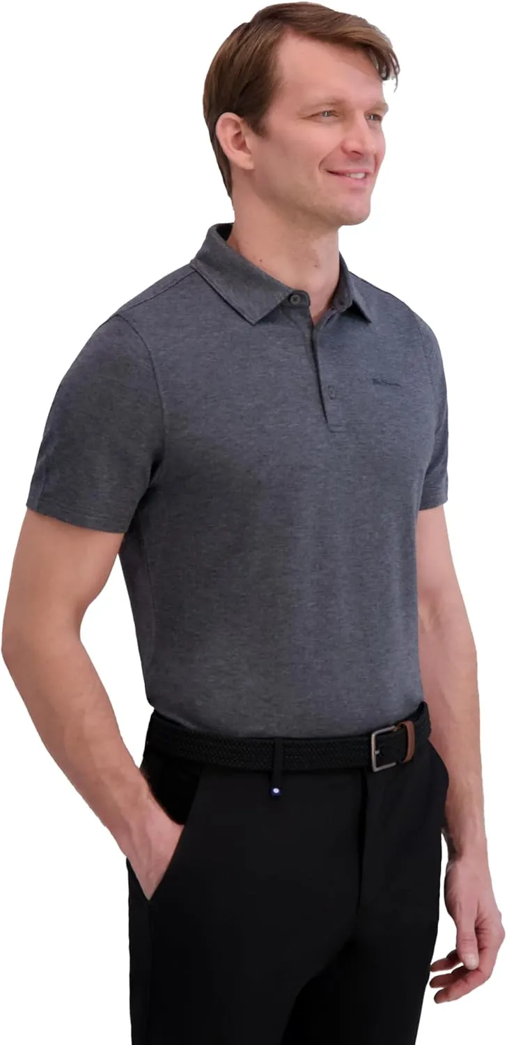 Ben Sherman Men's Golf Sport Athletic Fit, UPF , Moisture-Wicking, Odor Resistant, Casual Shirt
