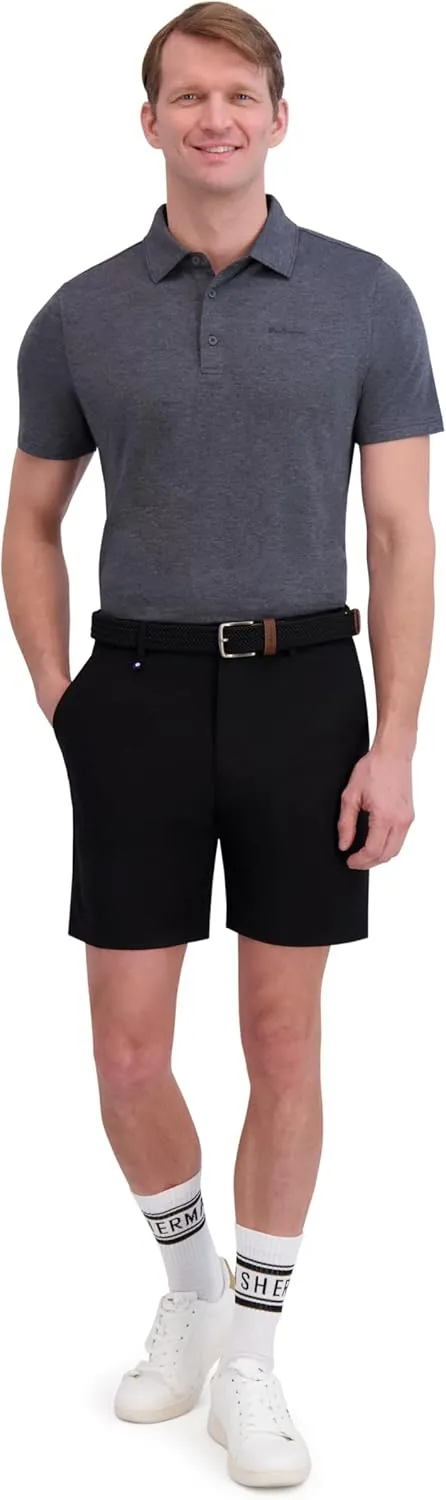 Ben Sherman Men's Golf Sport Athletic Fit, UPF , Moisture-Wicking, Odor Resistant, Casual Shirt