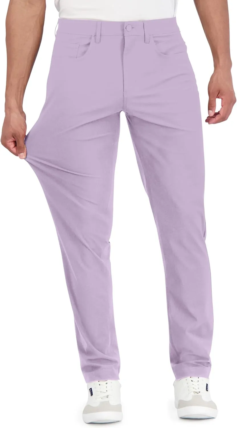 Ben Sherman Men's Performance Golf Four-Way Stretch, Quick-Dry, Wrinkle-Resistant Casual Pants, Grip Waistband