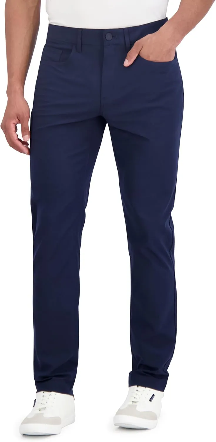 Ben Sherman Men's Performance Golf Four-Way Stretch, Quick-Dry, Wrinkle-Resistant Casual Pants, Grip Waistband